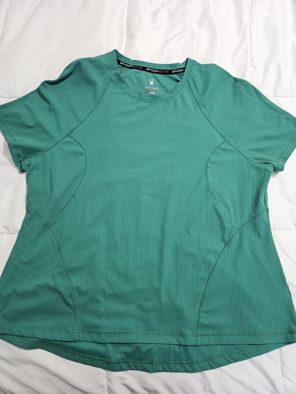 Spyder Active Teal Short-Sleeve Women's Top